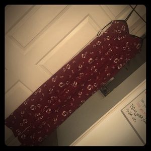 Long pant floral jumpsuit